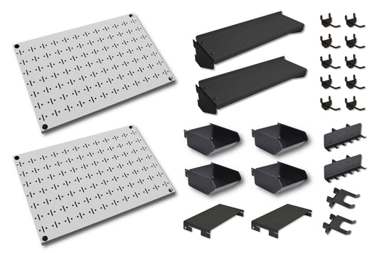600x400 (QTY2) Pegboard and Accessory Pack