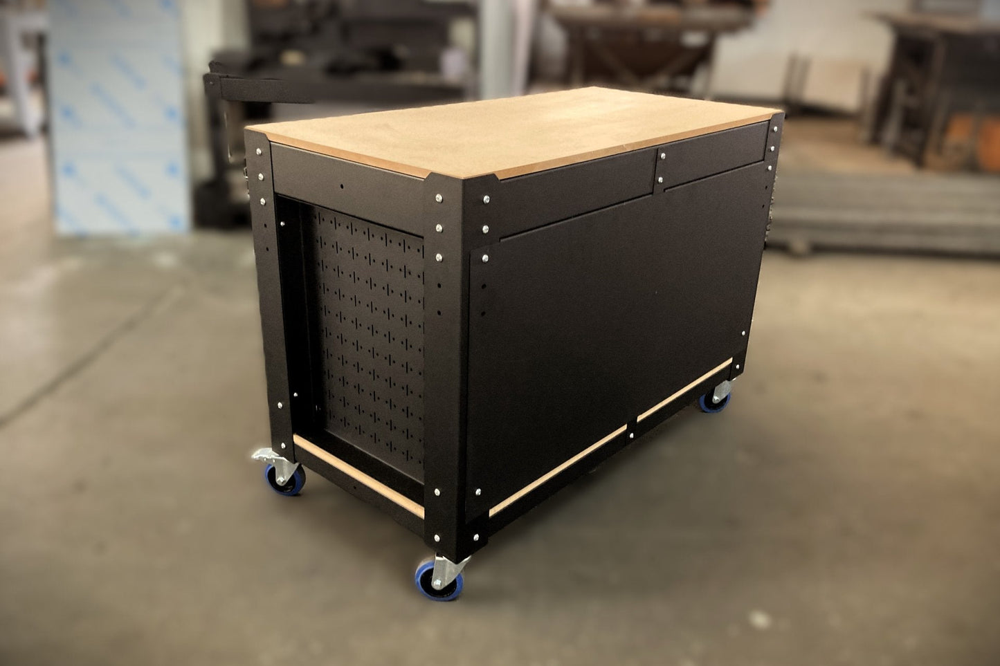 Steel Workbench (Assembled) with 8 Drawers