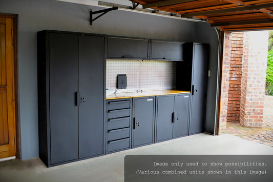 Steel Storage Cabinets - Units with Doors (Counter Height)