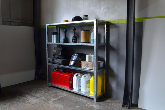 Galvanized Steel Shelving 1225 mm High