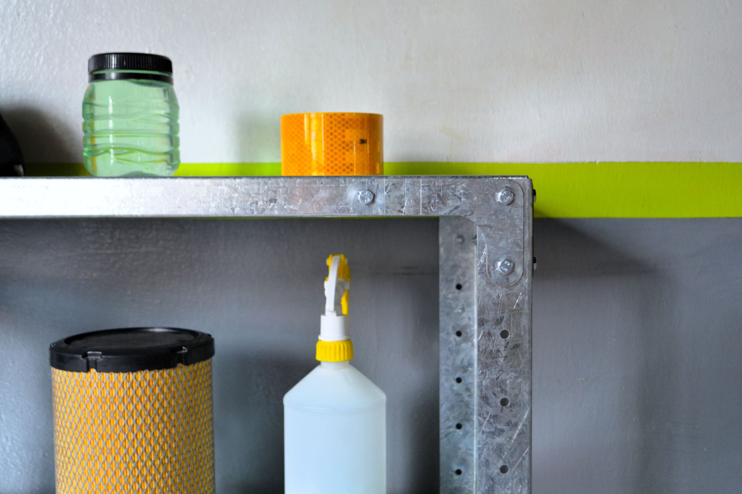 Galvanized Steel Shelving 1225 mm High