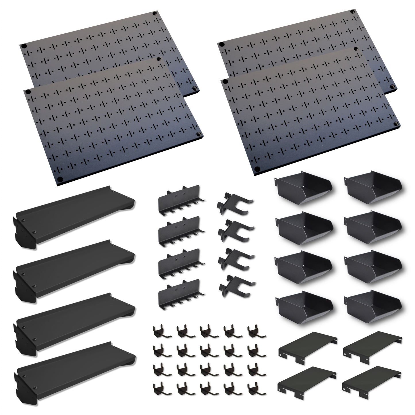600x400 (QTY4) Pegboard and Accessory Pack