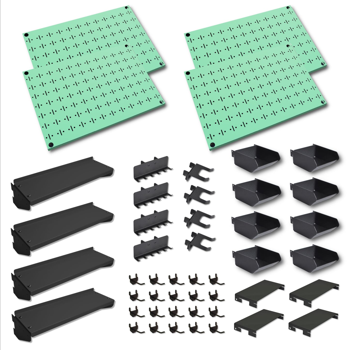 600x400 (QTY4) Pegboard and Accessory Pack