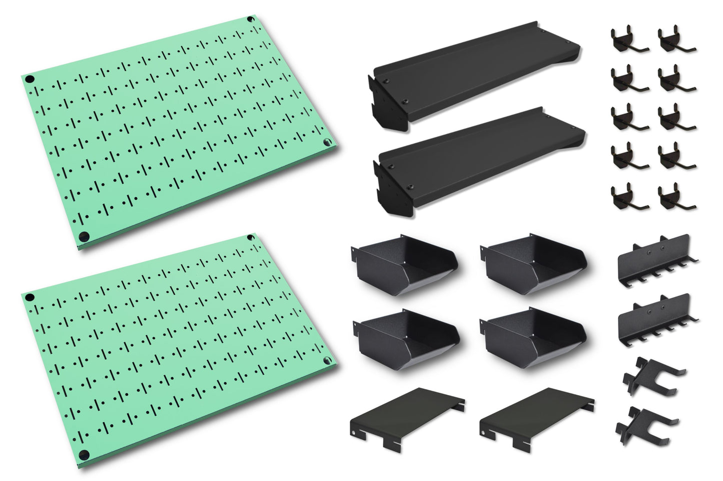 600x400 (QTY2) Pegboard and Accessory Pack