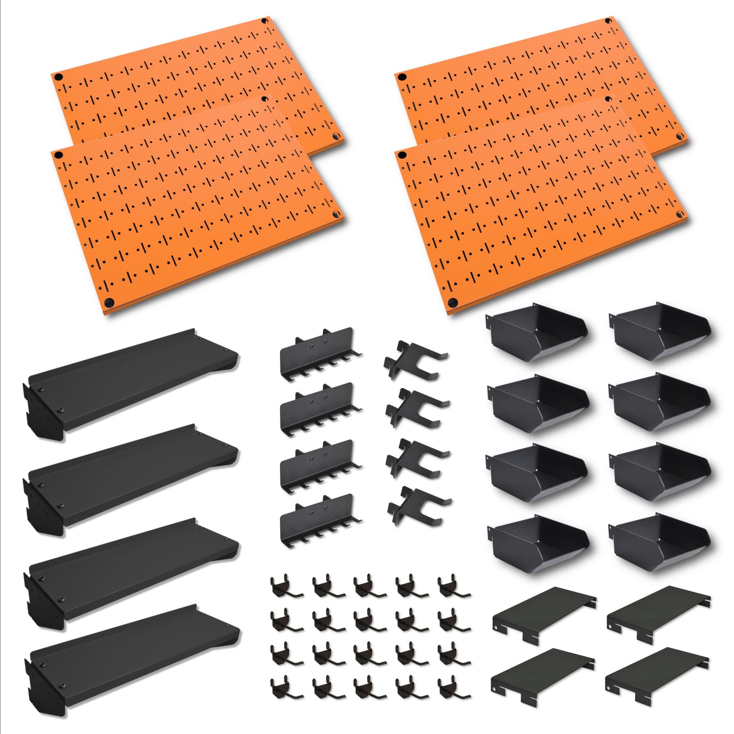 600x400 (QTY4) Pegboard and Accessory Pack