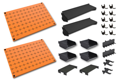 600x400 (QTY2) Pegboard and Accessory Pack