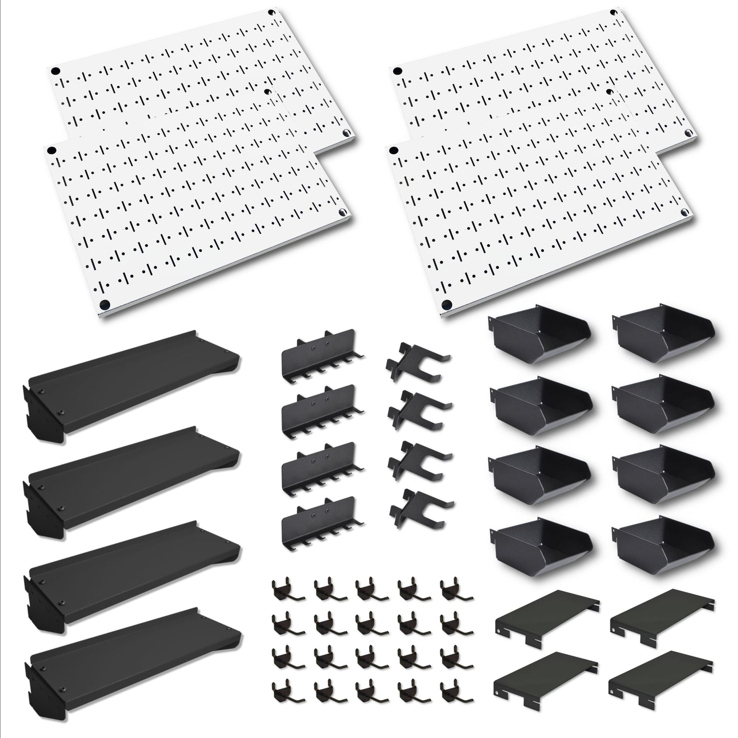 600x400 (QTY4) Pegboard and Accessory Pack