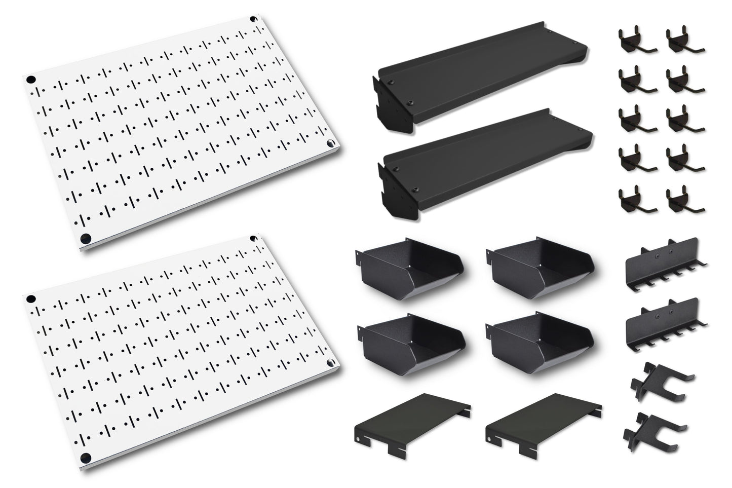 600x400 (QTY2) Pegboard and Accessory Pack