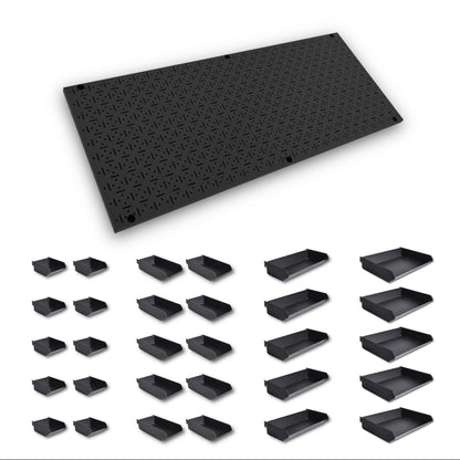 Pegboard and Storage Bin Pack