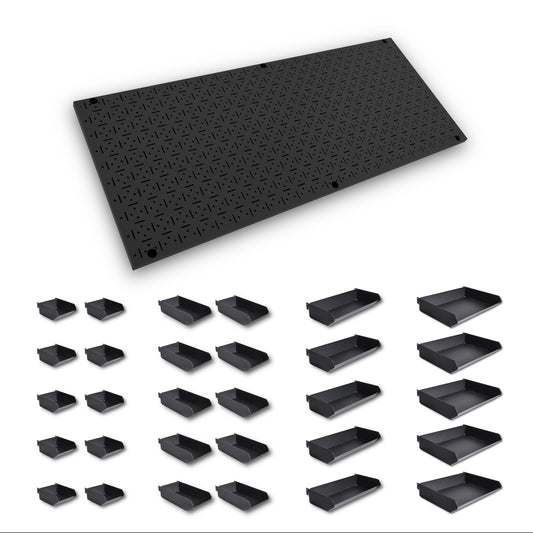Pegboard and Storage Bin Pack