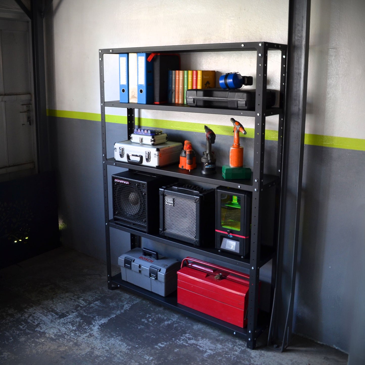 Powdercoated Steel Shelving 1800 mm Height