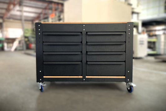Steel Workbench (Assembled) with 8 Drawers